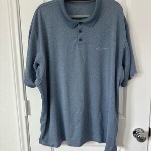 Columbia Men's Blue Polo 2X